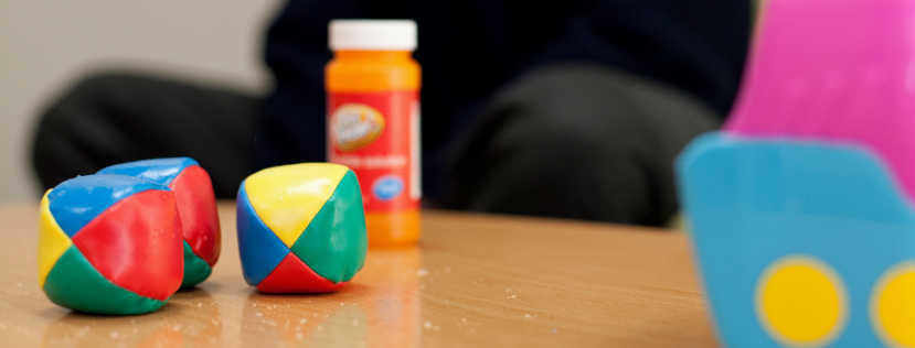 Toys on a table