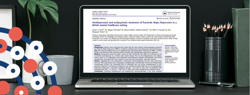 A laptop computer with a CRIS paper on screen