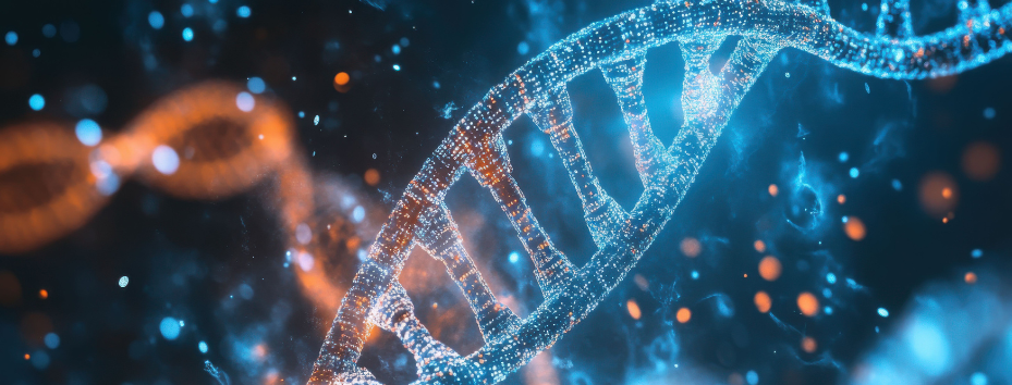 genetics - dna strand