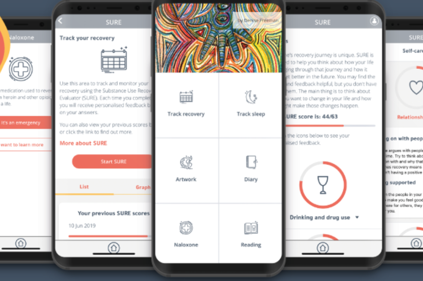 SURE Recovery: the new addiction recovery app designed alongside service users