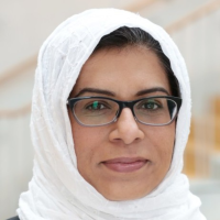 Portrait of Dr Saliha Afzal