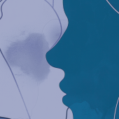 A graphic of the outline of women