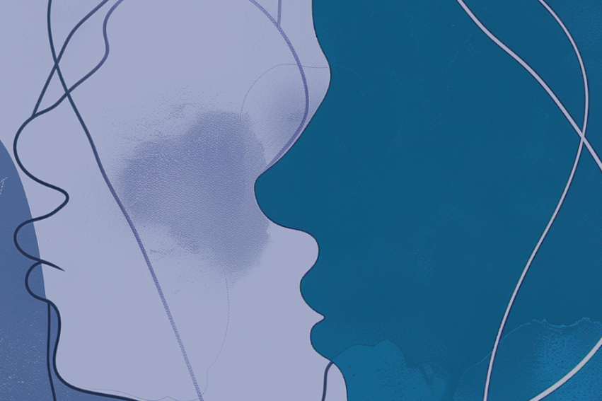 A graphic of the outline of women