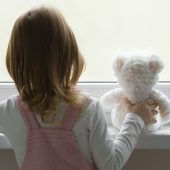 Child at window