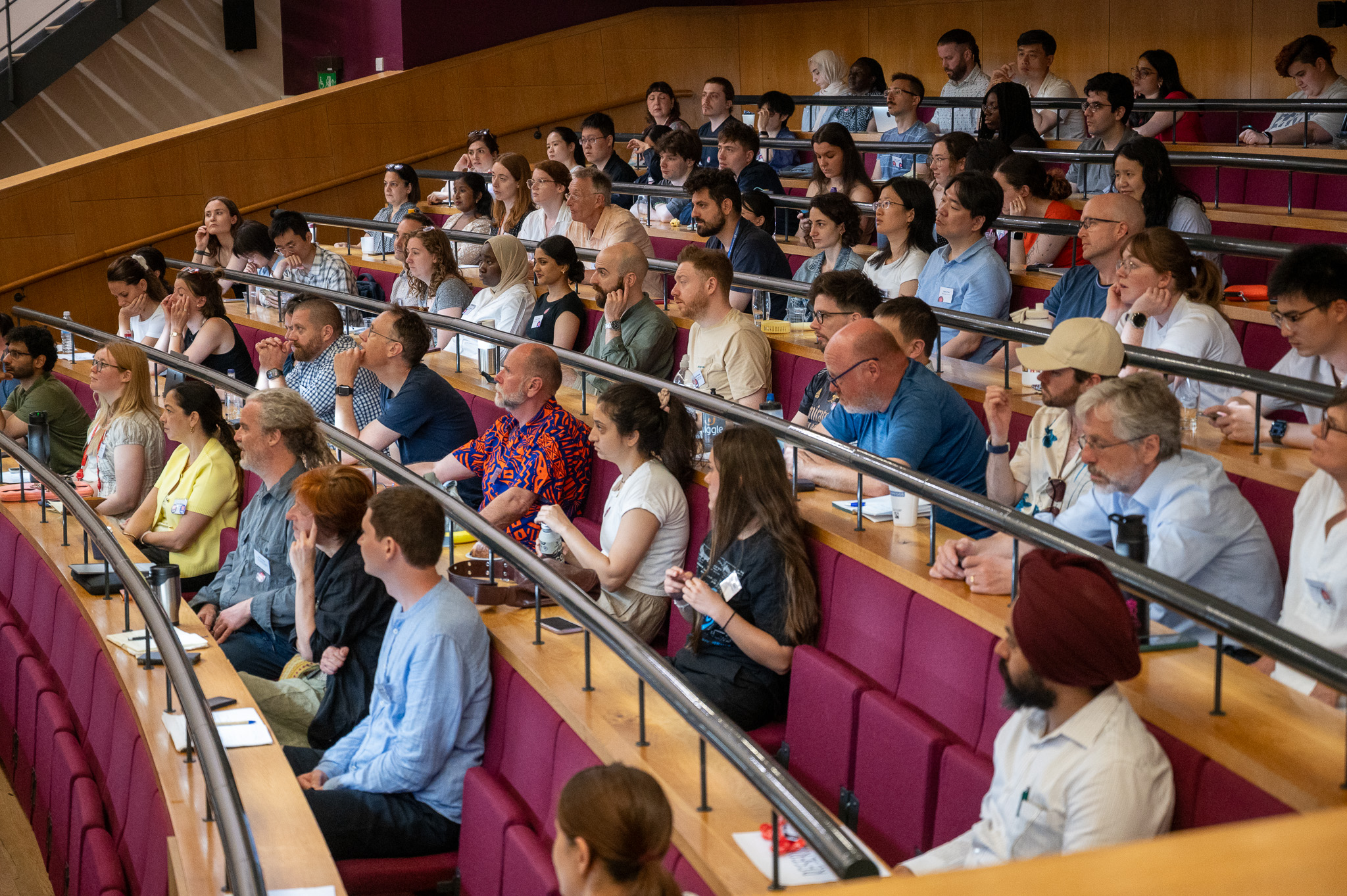 Lecture theatre - audience watching talk