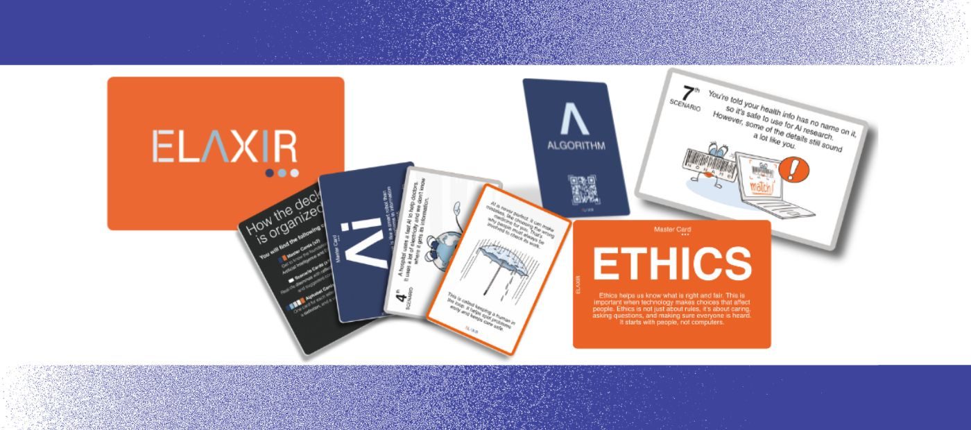 Using  ELAXIR Cards to help understand the risks of AI in healthcare 